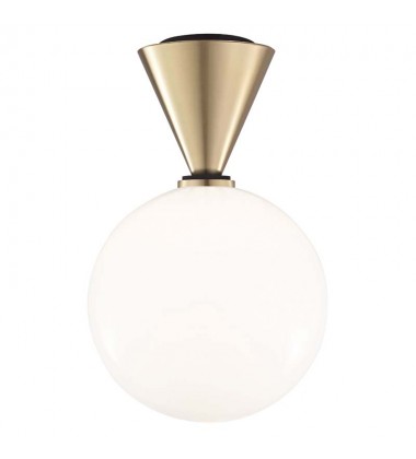  Piper 1 Light Large Flush Mount (H148501L-AGB/BK) - Mitzi Lighting