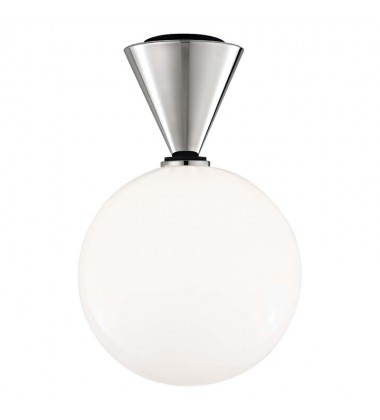  Piper 1 Light Large Flush Mount (H148501L-PN/BK) - Mitzi Lighting