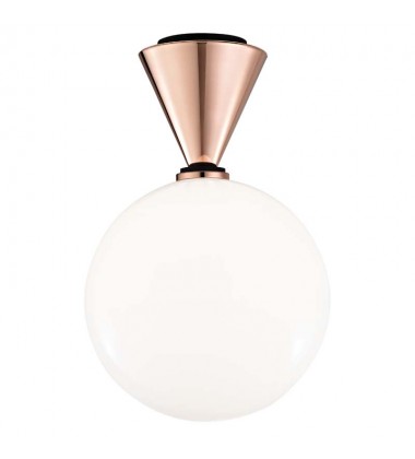  Piper 1 Light Large Flush Mount (H148501L-POC/BK) - Mitzi Lighting