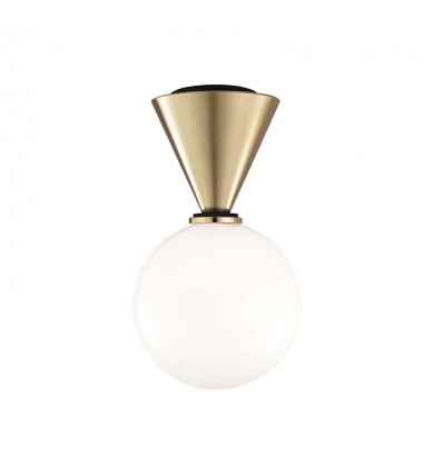  Piper 1 Light Small Flush Mount (H148501S-AGB/BK) - Mitzi Lighting