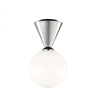  Piper 1 Light Small Flush Mount (H148501S-PN/BK) - Mitzi Lighting