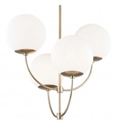  Carrie 4 Light Chandelier (H160804-AGB) - Mitzi Lighting