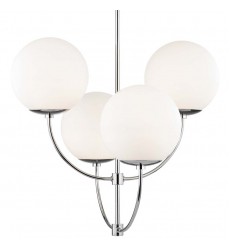  Carrie 4 Light Chandelier (H160804-PN) - Mitzi Lighting