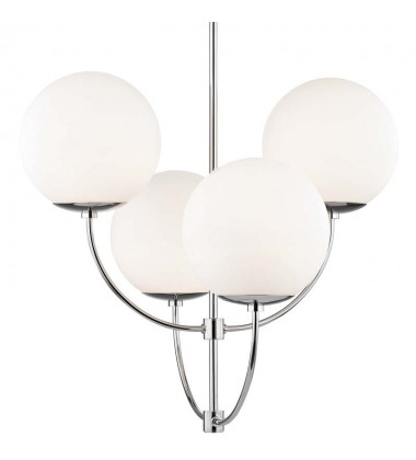  Carrie 4 Light Chandelier (H160804-PN) - Mitzi Lighting