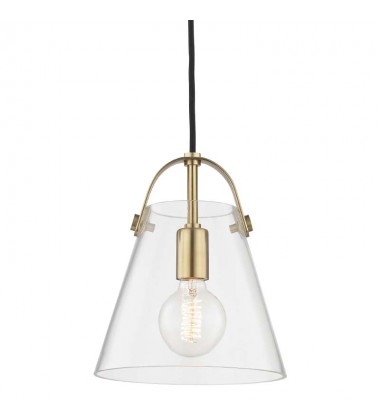  Karin 1 Light Small Pendant (H162701S-AGB) - Mitzi Lighting