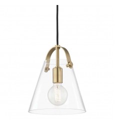  Karin 1 Light Small Pendant (H162701S-AGB) - Mitzi Lighting