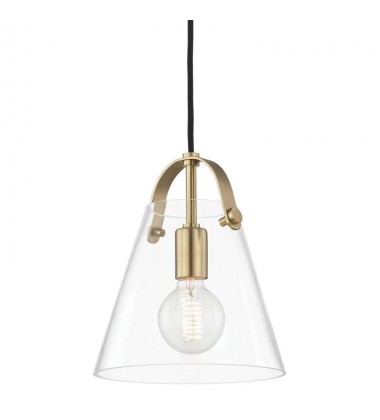  Karin 1 Light Small Pendant (H162701S-AGB) - Mitzi Lighting
