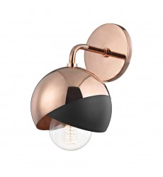  Emma 1 Light Wall Sconce (H168101-POC/BK) - Mitzi Lighting