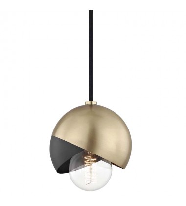  Emma 1 Light Pendant (H168701-AGB/BK) - Mitzi Lighting