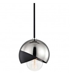  Emma 1 Light Pendant (H168701-PN/BK) - Mitzi Lighting