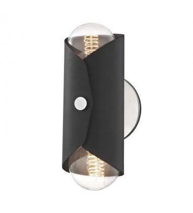  Immo 2 Light Wall Sconce (H172102-PN/BK) - Mitzi Lighting
