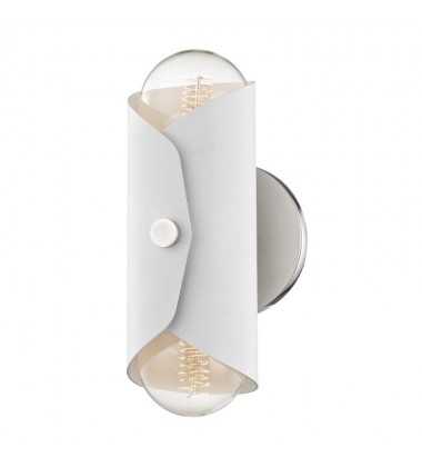  Immo 2 Light Wall Sconce (H172102-PN/WH) - Mitzi Lighting