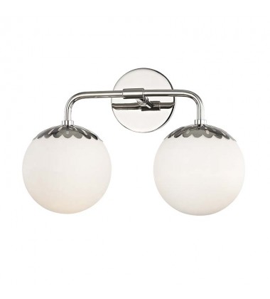  Paige 2 Light Bath Bracket (H193302-PN) - Mitzi Lighting