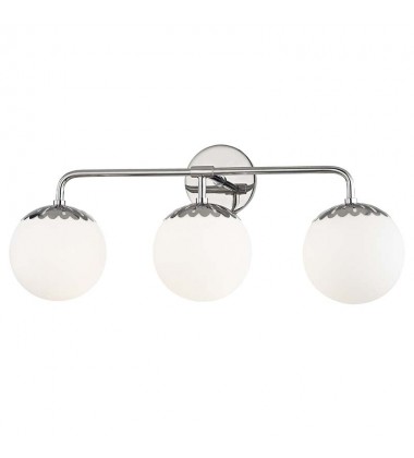 Paige 3 Light Bath Bracket (H193303-PN) - Mitzi Lighting  Paige 3 Light Bath Bracket (H193303-PN) - Mitzi Lighting
