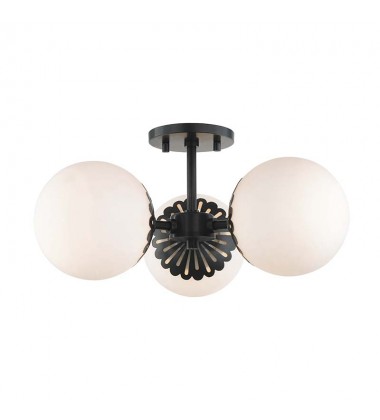 Paige 3 Light Semi Flush (H193603-OB) - Mitzi Lighting  Paige 3 Light Semi Flush (H193603-OB) - Mitzi Lighting
