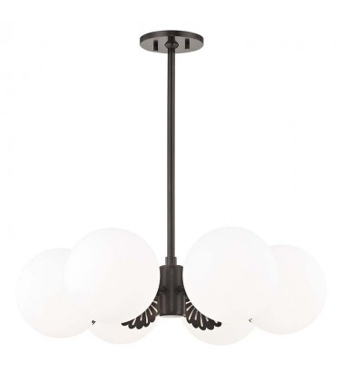  Paige 6 Light Chandelier (H193806-OB) - Mitzi Lighting