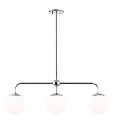 Paige 3 Light Island Light (H193903-PN) - Mitzi Lighting  Paige 3 Light Island Light (H193903-PN) - Mitzi Lighting