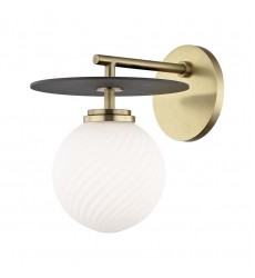  Ellis 1 Light Wall Sconce (H200101-AGB/BK) - Mitzi Lighting