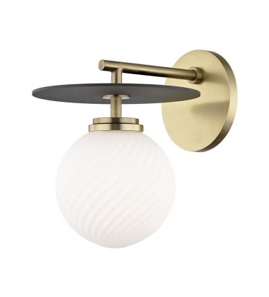  Ellis 1 Light Wall Sconce (H200101-AGB/BK) - Mitzi Lighting
