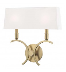 Gwen 2 Light Large Wall Sconce (H212102L-AGB) - Mitzi Lighting  Gwen 2 Light Large Wall Sconce (H212102L-AGB) - Mitzi Lighting
