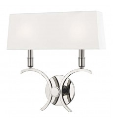 Gwen 2 Light Large Wall Sconce (H212102L-PN) - Mitzi Lighting  Gwen 2 Light Large Wall Sconce (H212102L-PN) - Mitzi Lighting