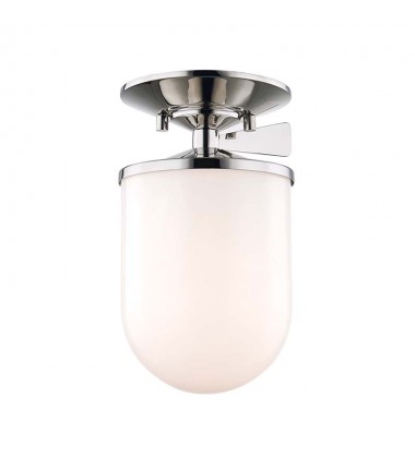  Audrey 1 Light Small Semi Flush (H214601S-PN) - Mitzi Lighting