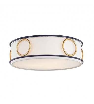  Jade 3 Light Flush Mount (H236503-GL/NVY) - Mitzi Lighting