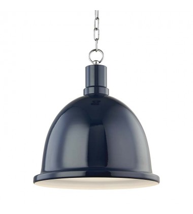  Blair 1 Light Large Pendant (H238701L-PN/NVY) - Mitzi Lighting