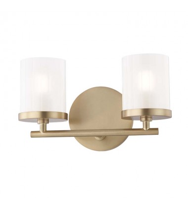  Ryan 2 Light Bath Bracket (H239302-AGB) - Mitzi Lighting