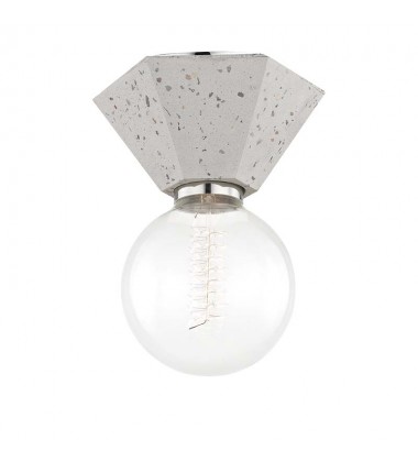 Lynn 1 Light Flush Mount (H243501-TER) - Mitzi Lighting  Lynn 1 Light Flush Mount (H243501-TER) - Mitzi Lighting