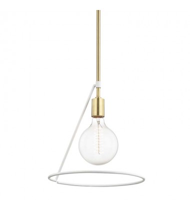  Dana 1 Light Pendant (H245701-AGB/WH) - Mitzi Lighting