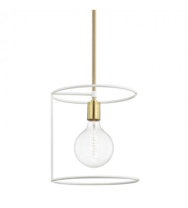  Dana 1 Light Pendant (H246701-AGB/WH) - Mitzi Lighting