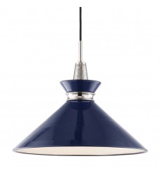  Kiki 1 Light Large Pendant (H251701L-PN/NVY) - Mitzi Lighting