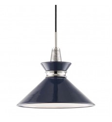  Kiki 1 Light Small Pendant (H251701S-PN/NVY) - Mitzi Lighting