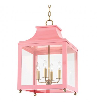  Leigh 4 Light Large Pendant (H259704L-AGB/PK) - Mitzi Lighting