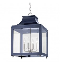  Leigh 4 Light Large Pendant (H259704L-PN/NVY) - Mitzi Lighting
