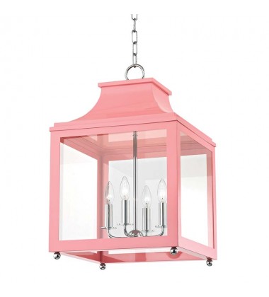  Leigh 4 Light Large Pendant (H259704L-PN/PK) - Mitzi Lighting