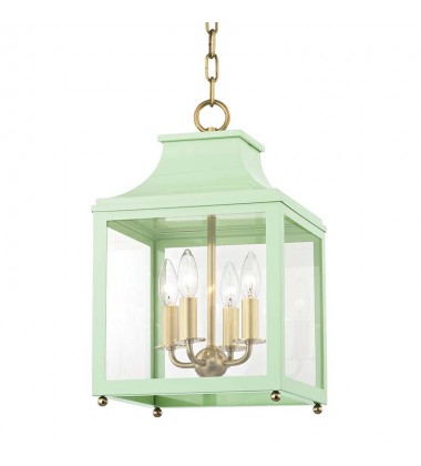  Leigh 4 Light Small Pendant (H259704S-AGB/MNT) - Mitzi Lighting