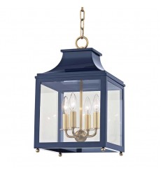  Leigh 4 Light Small Pendant (H259704S-AGB/NVY) - Mitzi Lighting