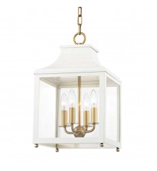  Leigh 4 Light Small Pendant (H259704S-AGB/WH) - Mitzi Lighting