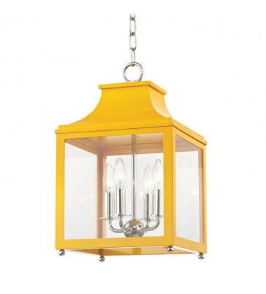  Leigh 4 Light Small Pendant (H259704S-PN/MG) - Mitzi Lighting