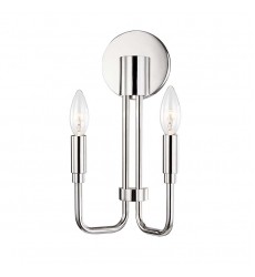  Brigitte 2 Light Wall Sconce (H261102-PN) - Mitzi Lighting