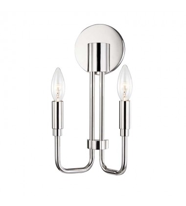  Brigitte 2 Light Wall Sconce (H261102-PN) - Mitzi Lighting