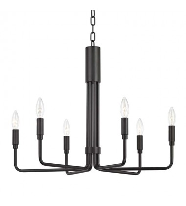  Brigitte 6 Light Small Pendant (H261806-OB) - Mitzi Lighting