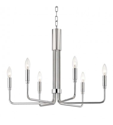  Brigitte 6 Light Small Pendant (H261806-PN) - Mitzi Lighting
