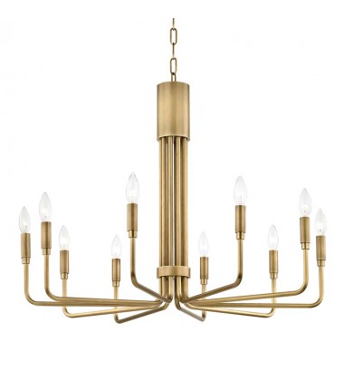  Brigitte 10 Light Large Pendant (H261810-AGB) - Mitzi Lighting
