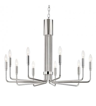  Brigitte 10 Light Large Pendant (H261810-PN) - Mitzi Lighting