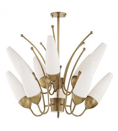  Amee 10 Light Chandelier (H262810-AGB) - Mitzi Lighting