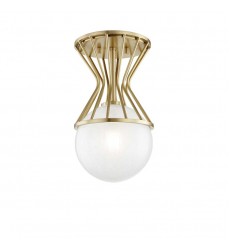  Petra 1 Light Semi Flush (H267601-AGB) - Mitzi Lighting