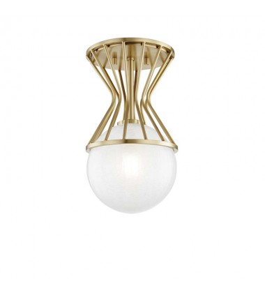  Petra 1 Light Semi Flush (H267601-AGB) - Mitzi Lighting